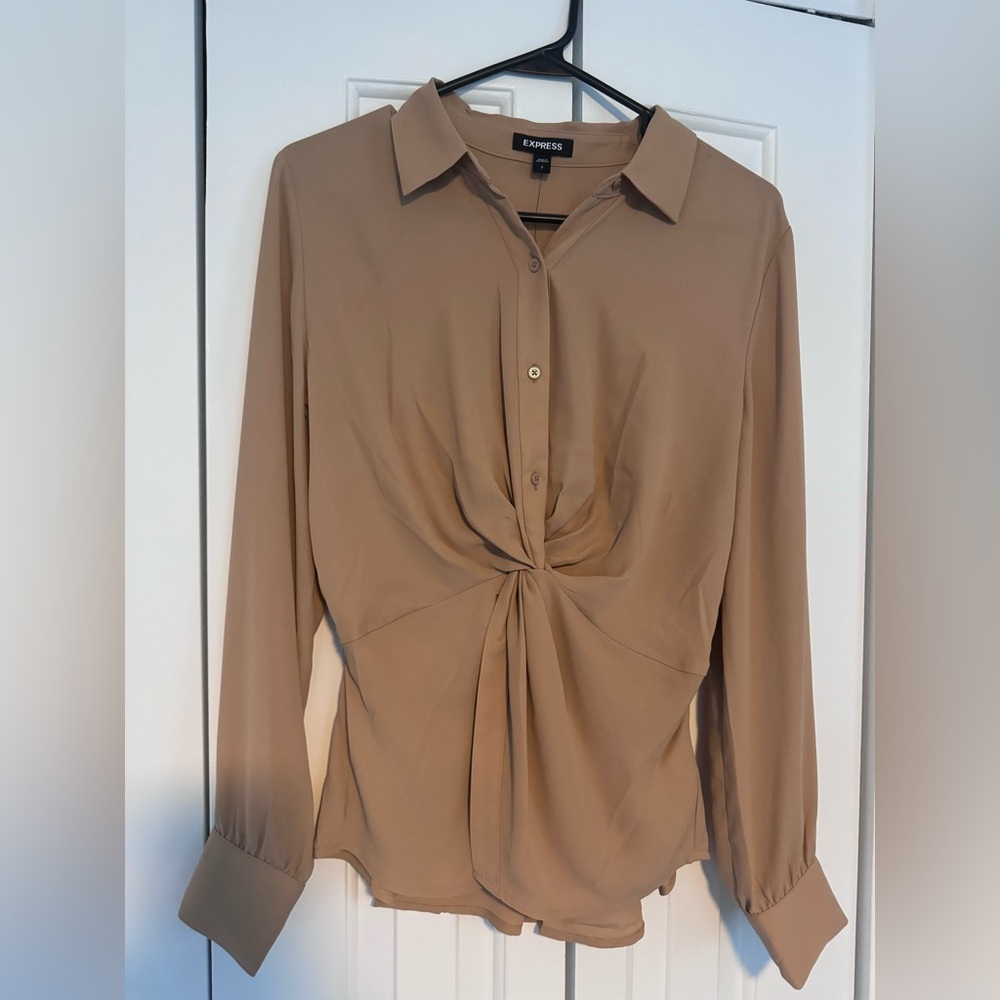 NWT Express Faux Knot Blouse size Small